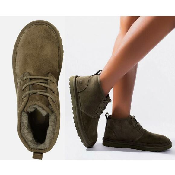 UGG Shoes - UGG Neumel II Women’s Chukka Boots – Olive – Soft Suede – Cozy Luxe – Authentic